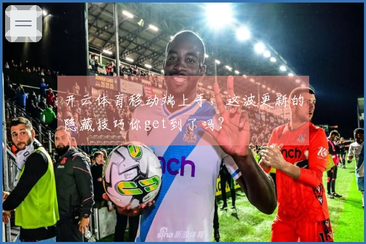 开云体育移动端上手，这波更新的隐藏技巧你get到了吗？